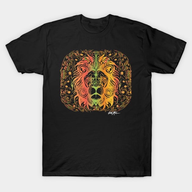 Majestic Lion T-Shirt by Odd Hourz Creative